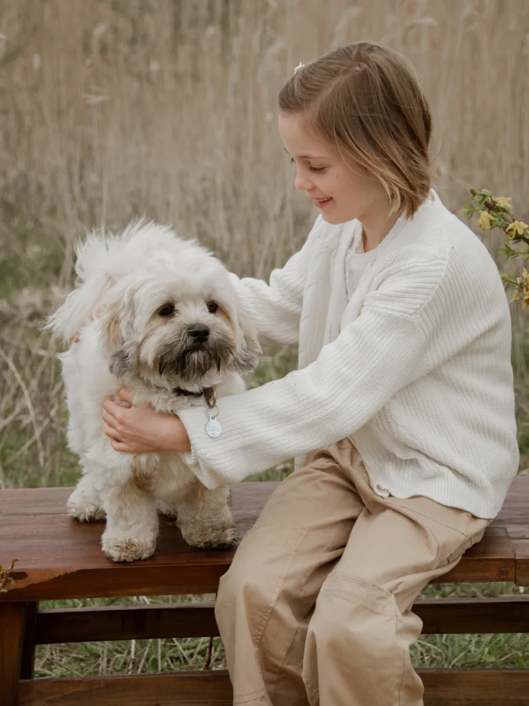 hond meisje familieshoot portretfoto