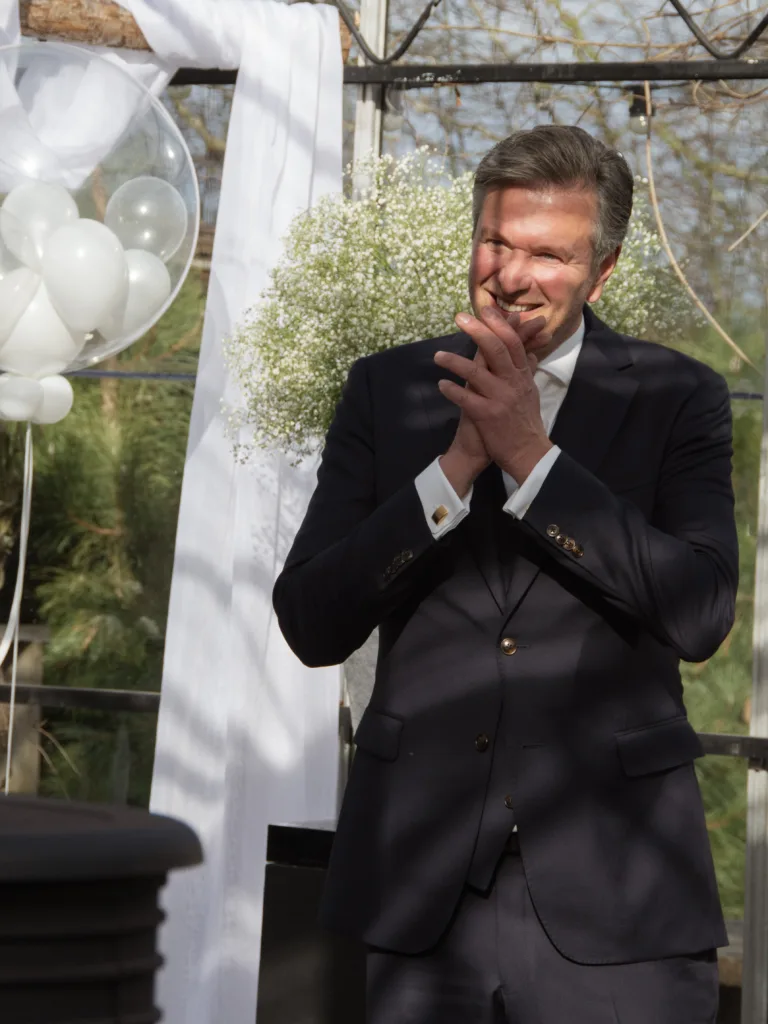 bruidegom bruiloft foto pak portretfoto fotoshoot