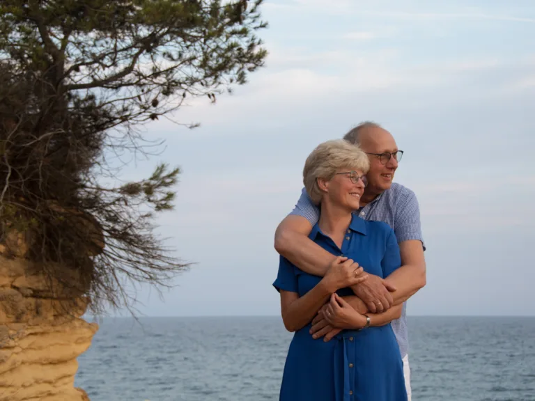 Moeder-vader-zee-portret